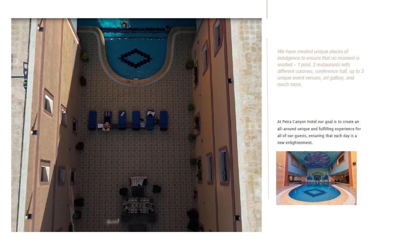 Petra Canyon Hotel Вади Муса Екстериор снимка